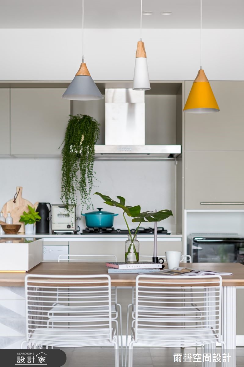 33坪老屋(16~30年)＿北歐風餐廳廚房案例圖片＿爾聲空間設計＿爾聲_Menuetto 家的小步舞曲之5