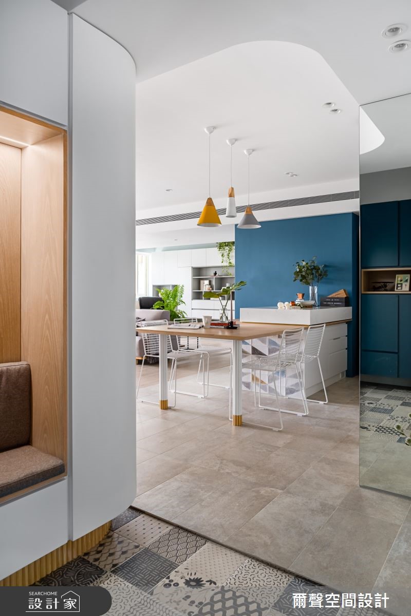 33坪老屋(16~30年)＿北歐風玄關餐廳案例圖片＿爾聲空間設計＿爾聲_Menuetto 家的小步舞曲之1