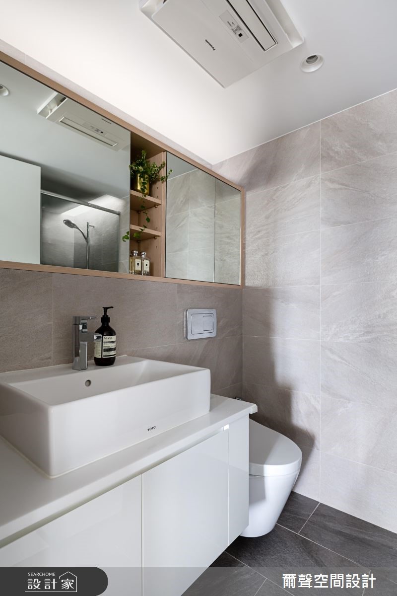 33坪老屋(16~30年)＿北歐風浴室案例圖片＿爾聲空間設計＿爾聲_Menuetto 家的小步舞曲之14