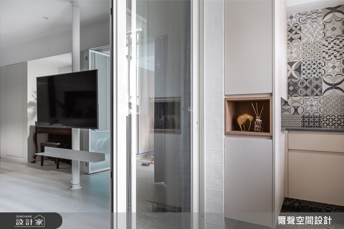 29坪老屋(16~30年)＿北歐風玄關案例圖片＿爾聲空間設計＿爾聲_R.K Residence之1