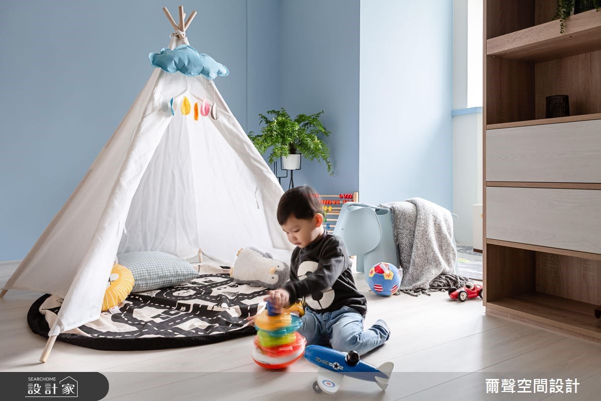 29坪老屋(16~30年)＿北歐風兒童房兒童房案例圖片＿爾聲空間設計＿爾聲_R.K Residence之12
