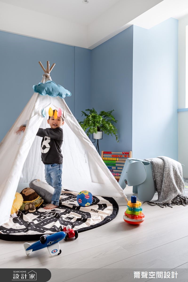 29坪老屋(16~30年)＿北歐風兒童房兒童房案例圖片＿爾聲空間設計＿爾聲_R.K Residence之11