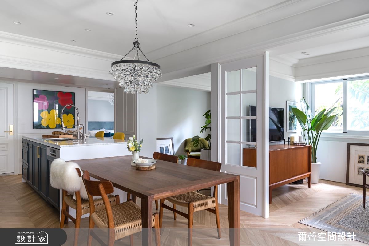 25坪老屋(16~30年)＿美式風案例圖片＿爾聲空間設計＿爾聲_K.J Residence之6