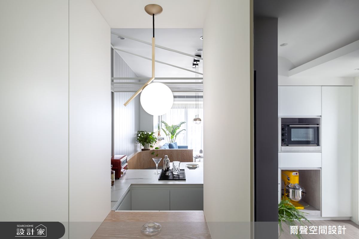 新成屋(5年以下)＿北歐風吧檯案例圖片＿爾聲空間設計＿爾聲_MARCHÉ DE JARDIN 花木。亭亭之1