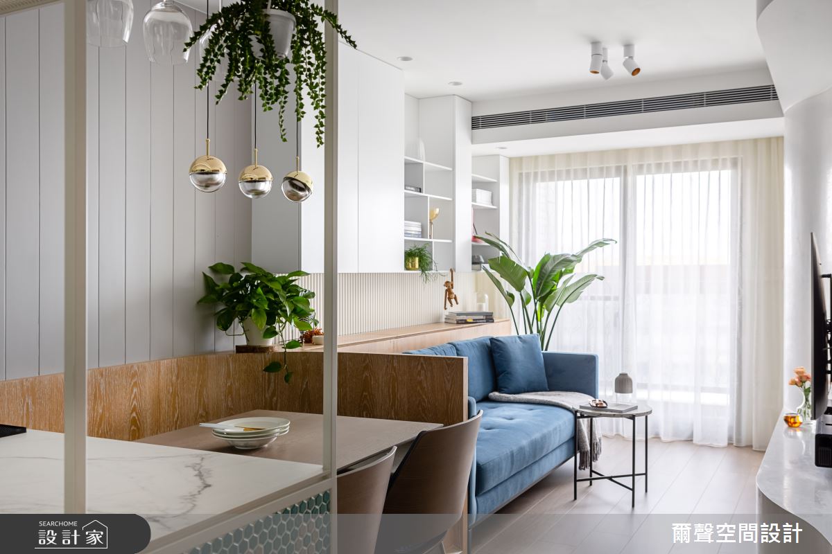 新成屋(5年以下)＿北歐風客廳餐廳案例圖片＿爾聲空間設計＿爾聲_MARCHÉ DE JARDIN 花木。亭亭之11