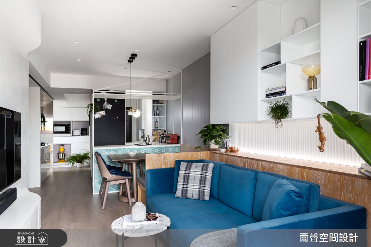 新成屋(5年以下)＿北歐風客廳案例圖片＿爾聲空間設計＿爾聲_MARCHÉ DE JARDIN 花木。亭亭之14