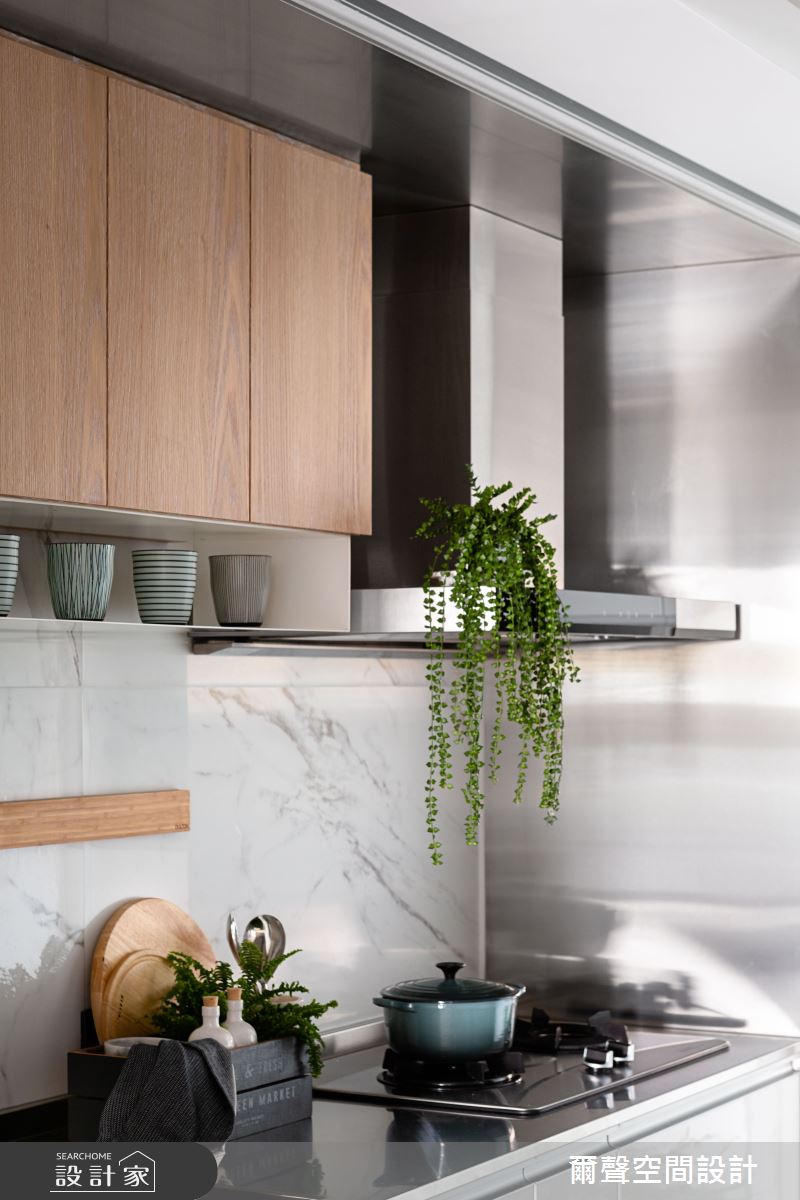 新成屋(5年以下)＿北歐風廚房案例圖片＿爾聲空間設計＿爾聲_MARCHÉ DE JARDIN 花木。亭亭之6