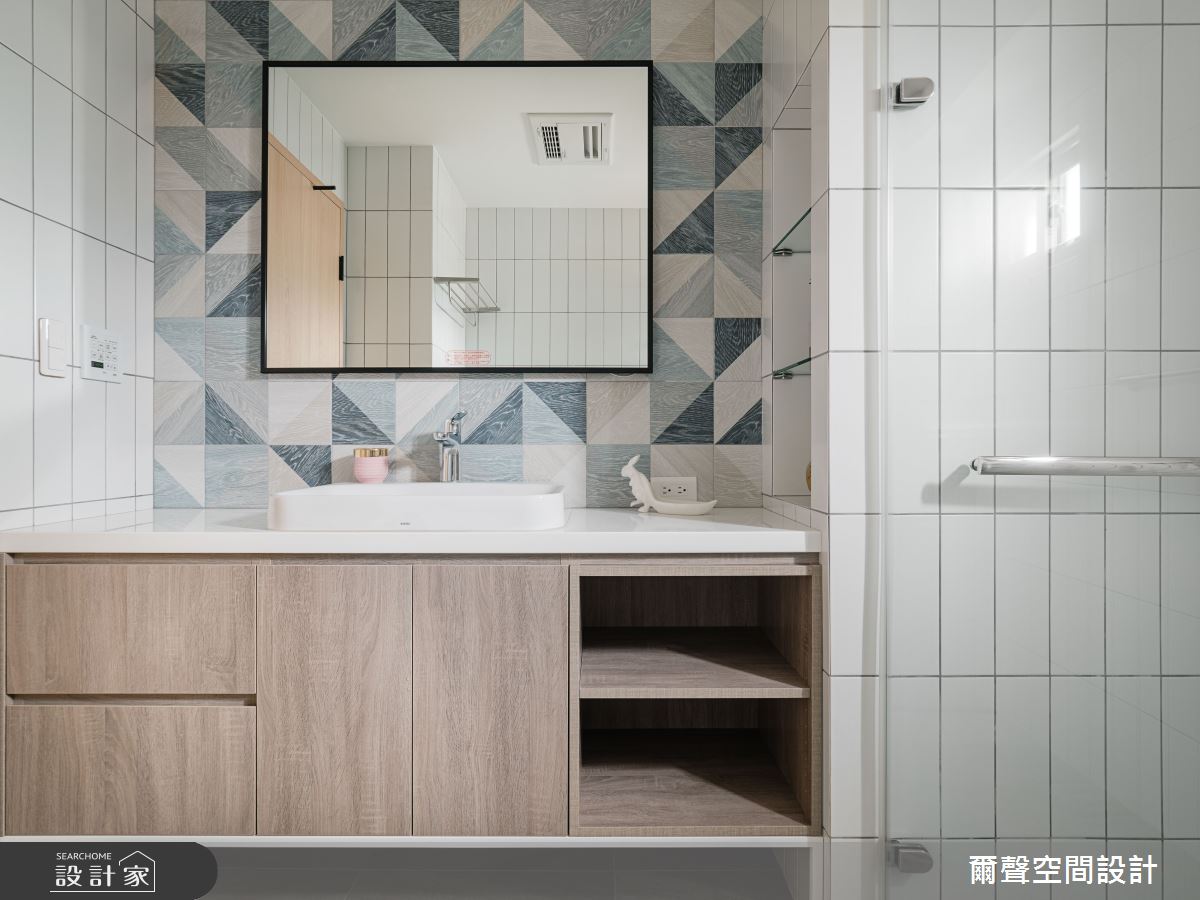 35坪老屋(16~30年)＿北歐風浴室案例圖片＿爾聲空間設計＿爾聲_家的進行曲之19