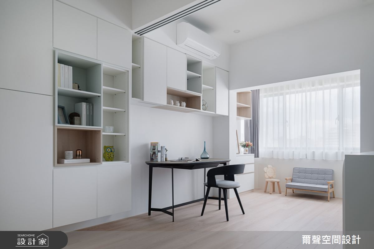 35坪老屋(16~30年)＿北歐風書房案例圖片＿爾聲空間設計＿爾聲_家的進行曲之18