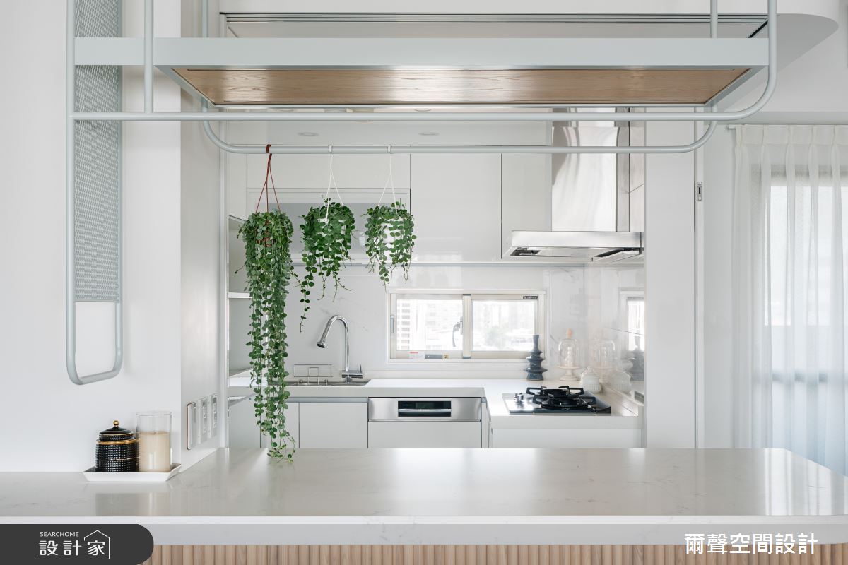 35坪老屋(16~30年)＿北歐風廚房吧檯案例圖片＿爾聲空間設計＿爾聲_家的進行曲之13