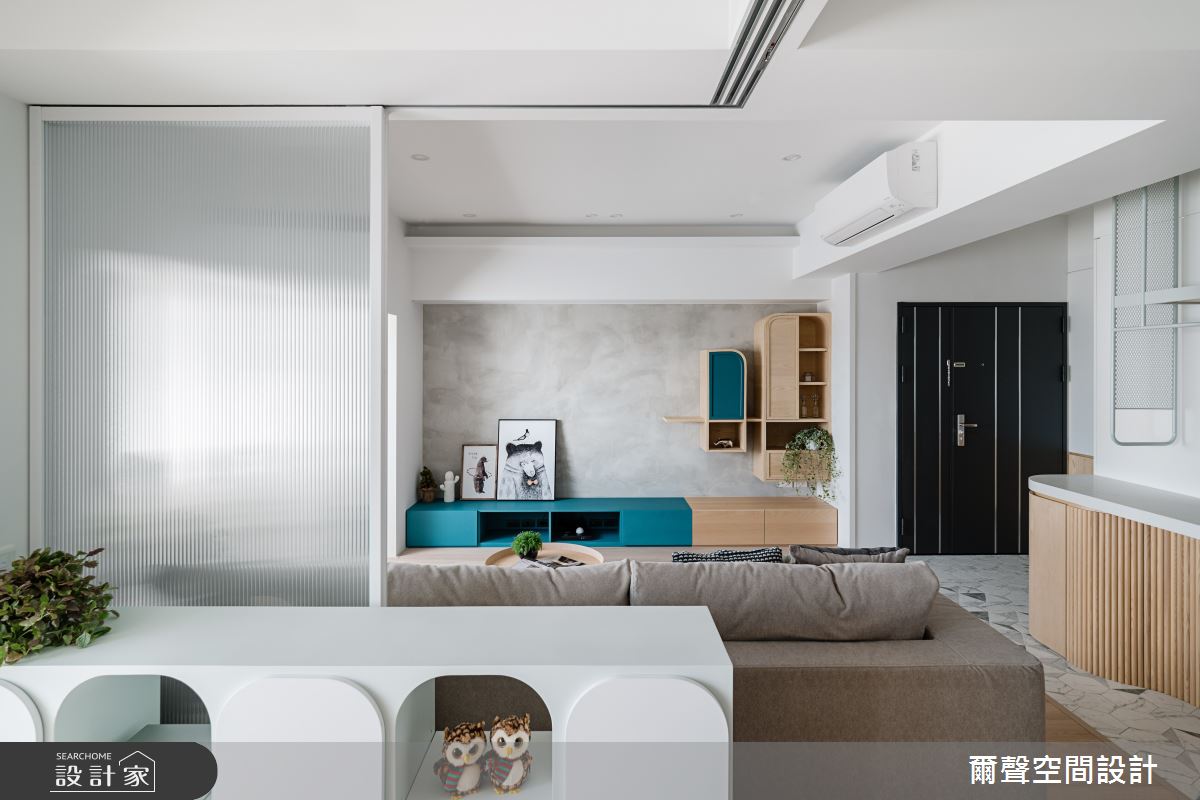 35坪老屋(16~30年)＿北歐風客廳書房案例圖片＿爾聲空間設計＿爾聲_家的進行曲之16