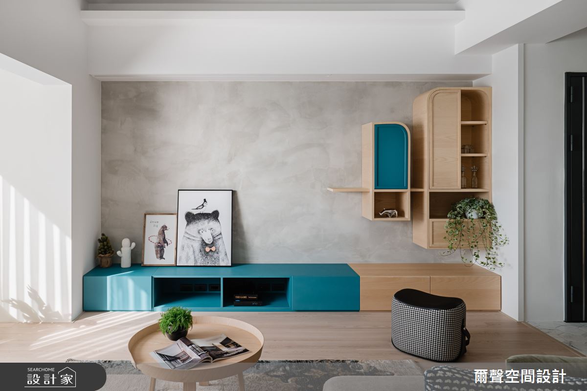 35坪老屋(16~30年)＿北歐風客廳案例圖片＿爾聲空間設計＿爾聲_家的進行曲之9