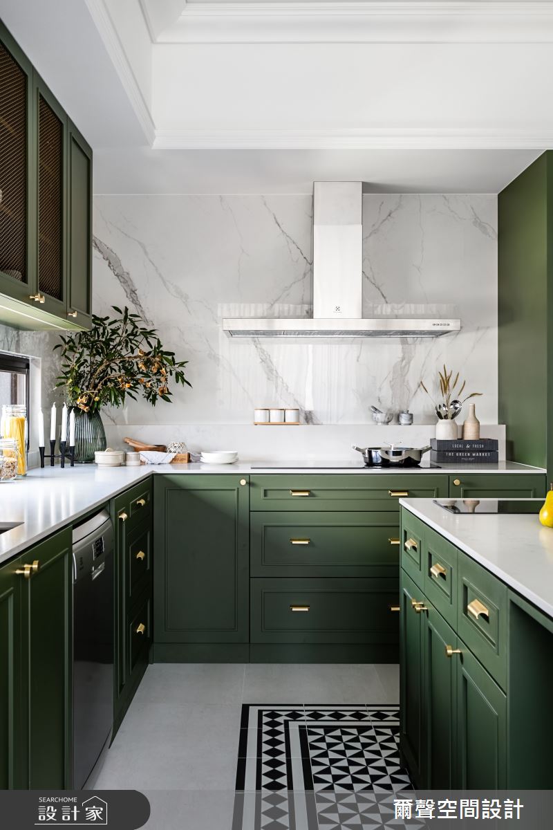 40坪新成屋(5年以下)＿新古典廚房案例圖片＿爾聲空間設計＿爾聲_Royal Duke 金士曼一號之11