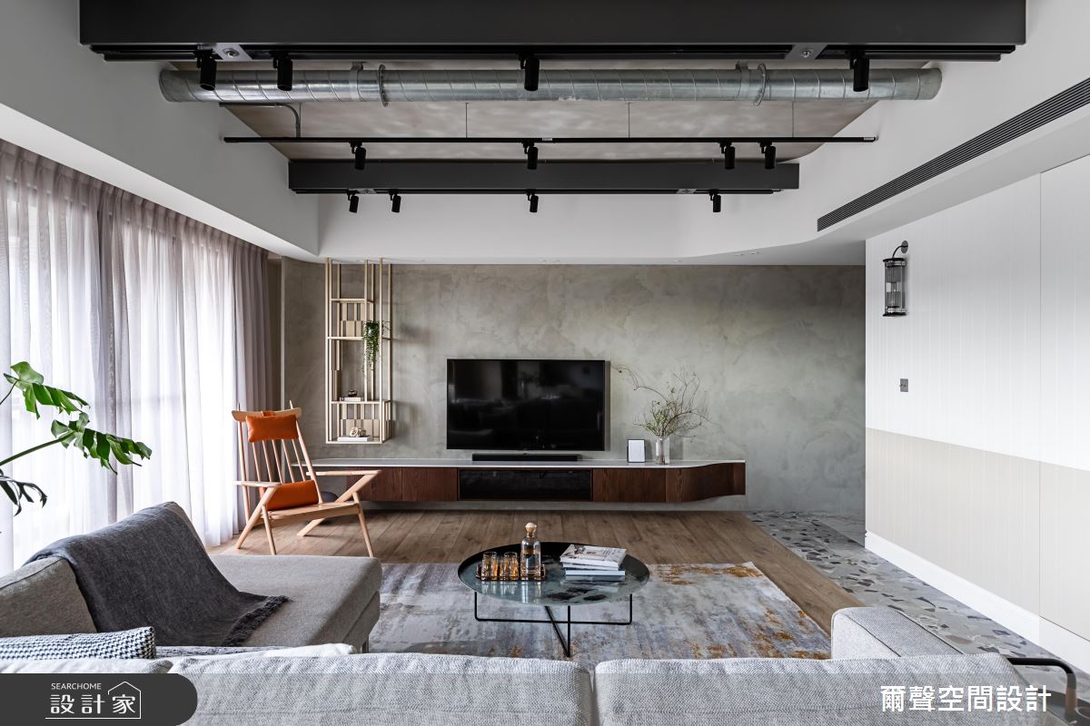 35坪新成屋(5年以下)＿混搭風客廳案例圖片＿爾聲空間設計＿爾聲_Sense of Permanence 胡桃鉗 - 公主保護令之5