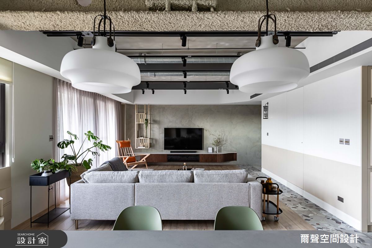 35坪新成屋(5年以下)＿混搭風客廳案例圖片＿爾聲空間設計＿爾聲_Sense of Permanence 胡桃鉗 - 公主保護令之4