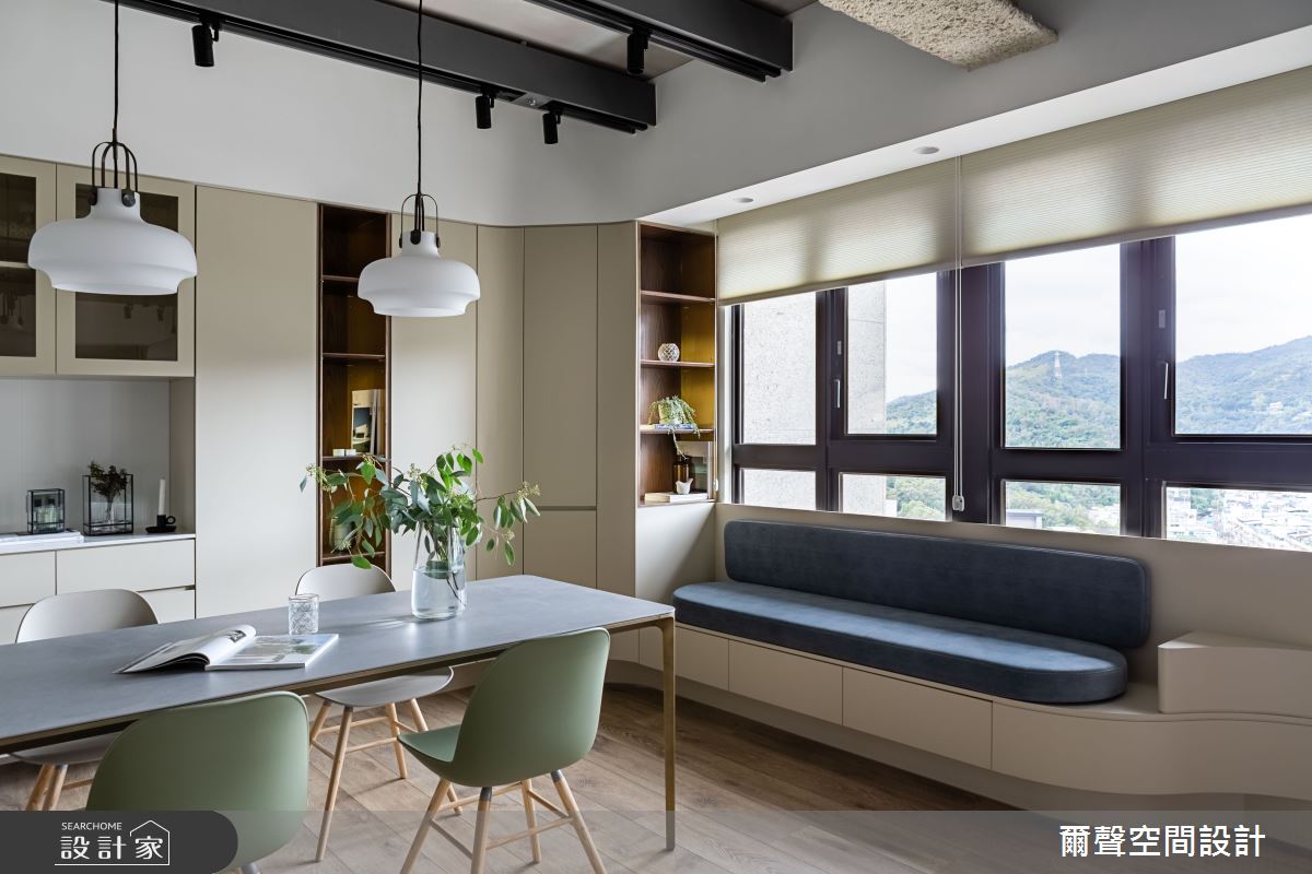 35坪新成屋(5年以下)＿混搭風餐廳臥榻案例圖片＿爾聲空間設計＿爾聲_Sense of Permanence 胡桃鉗 - 公主保護令之4554