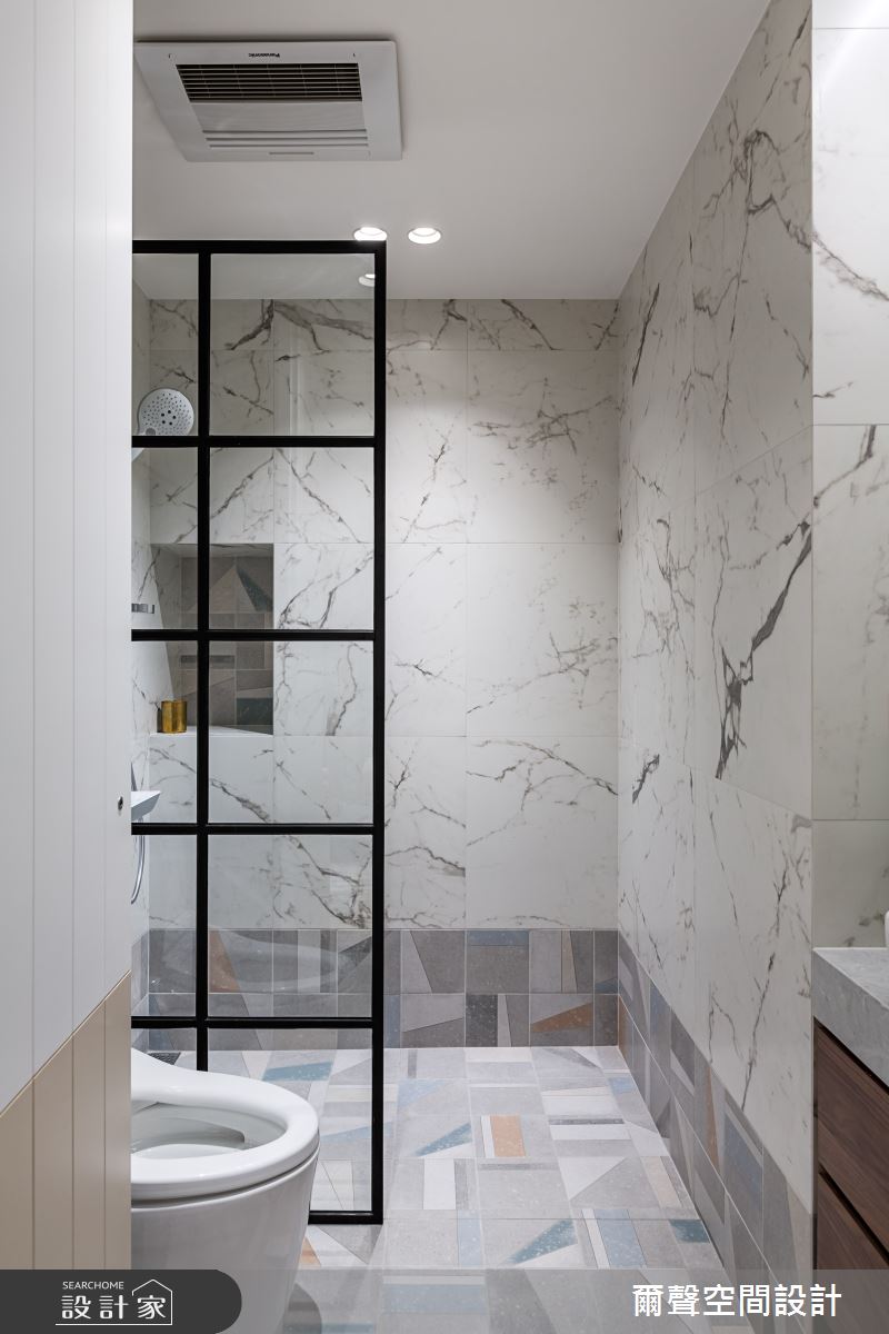 35坪新成屋(5年以下)＿混搭風浴室案例圖片＿爾聲空間設計＿爾聲_Sense of Permanence 胡桃鉗 - 公主保護令之31