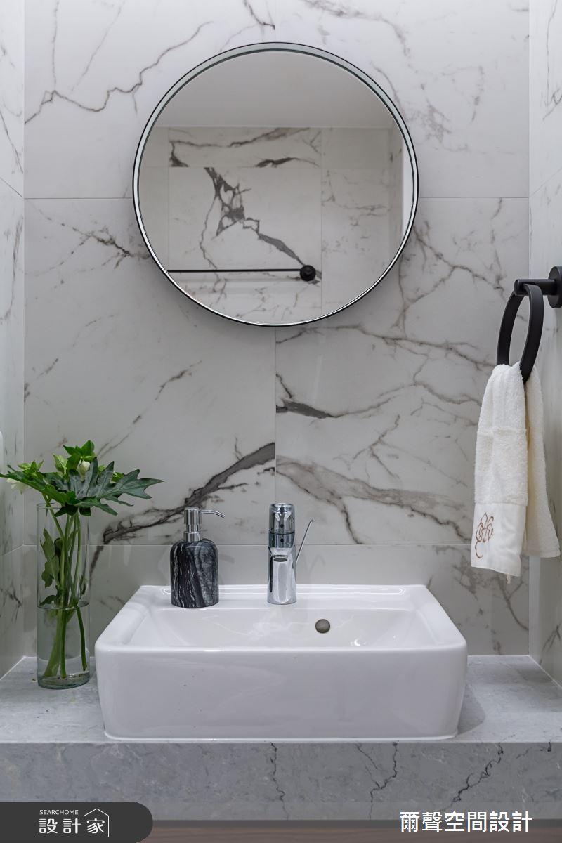 35坪新成屋(5年以下)＿混搭風浴室案例圖片＿爾聲空間設計＿爾聲_Sense of Permanence 胡桃鉗 - 公主保護令之30