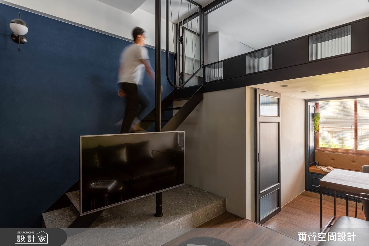 13坪中古屋(5~15年)＿混搭風客廳案例圖片＿爾聲空間設計＿爾聲_Bachelor Pad 十里洋房之10