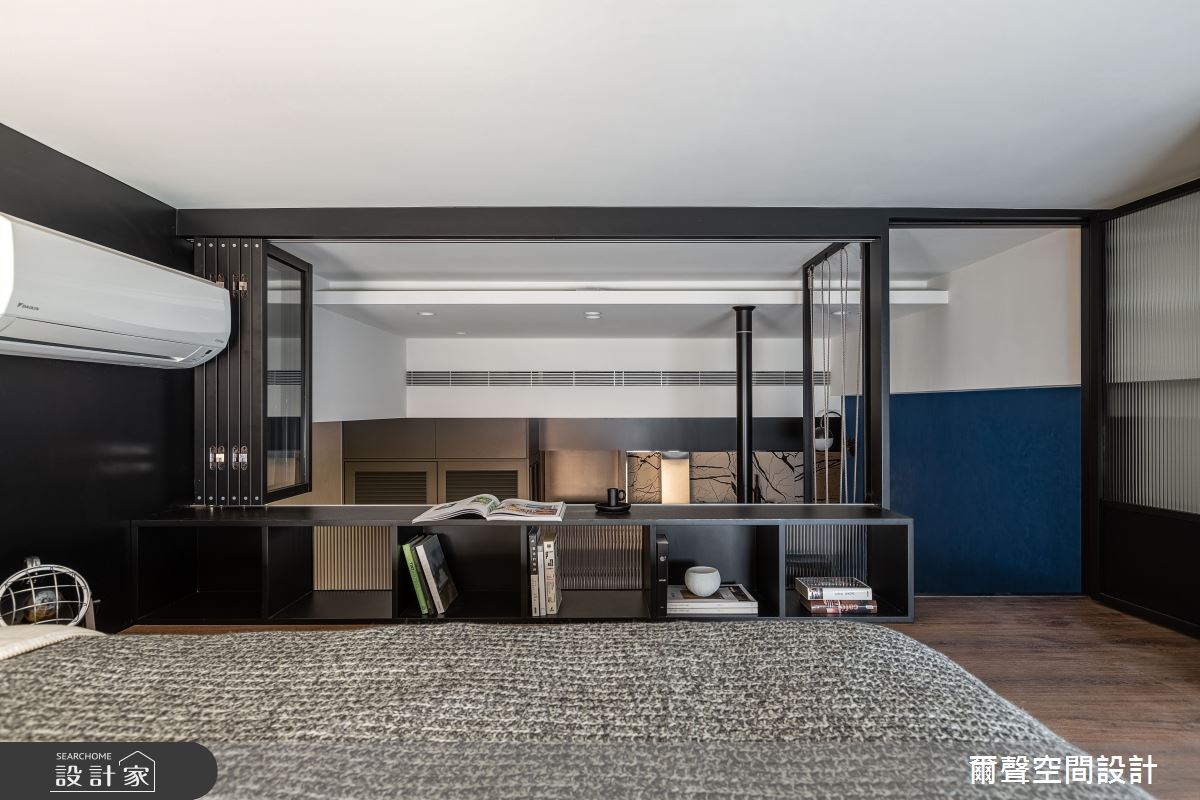 13坪中古屋(5~15年)＿混搭風臥室案例圖片＿爾聲空間設計＿爾聲_Bachelor Pad 十里洋房之12