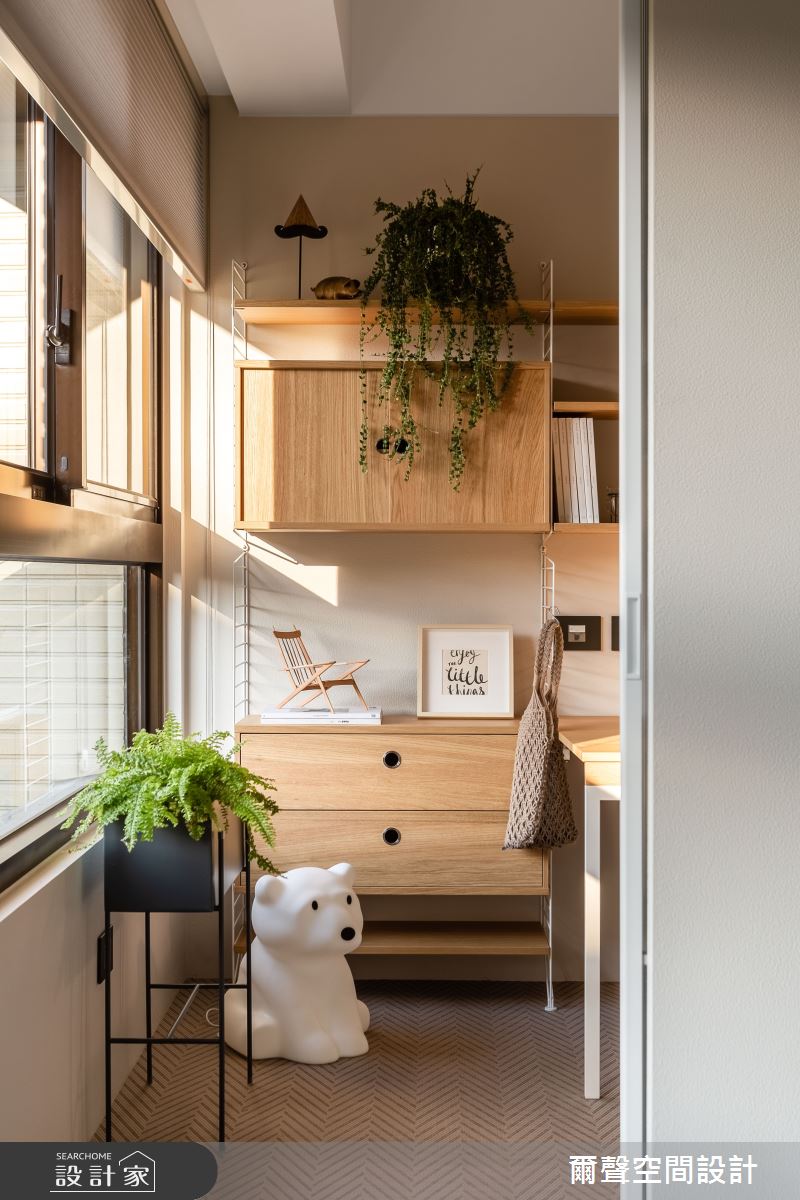 40坪新成屋(5年以下)＿混搭風案例圖片＿爾聲空間設計＿爾聲_Rink a Blink 庭樹泊舟之15