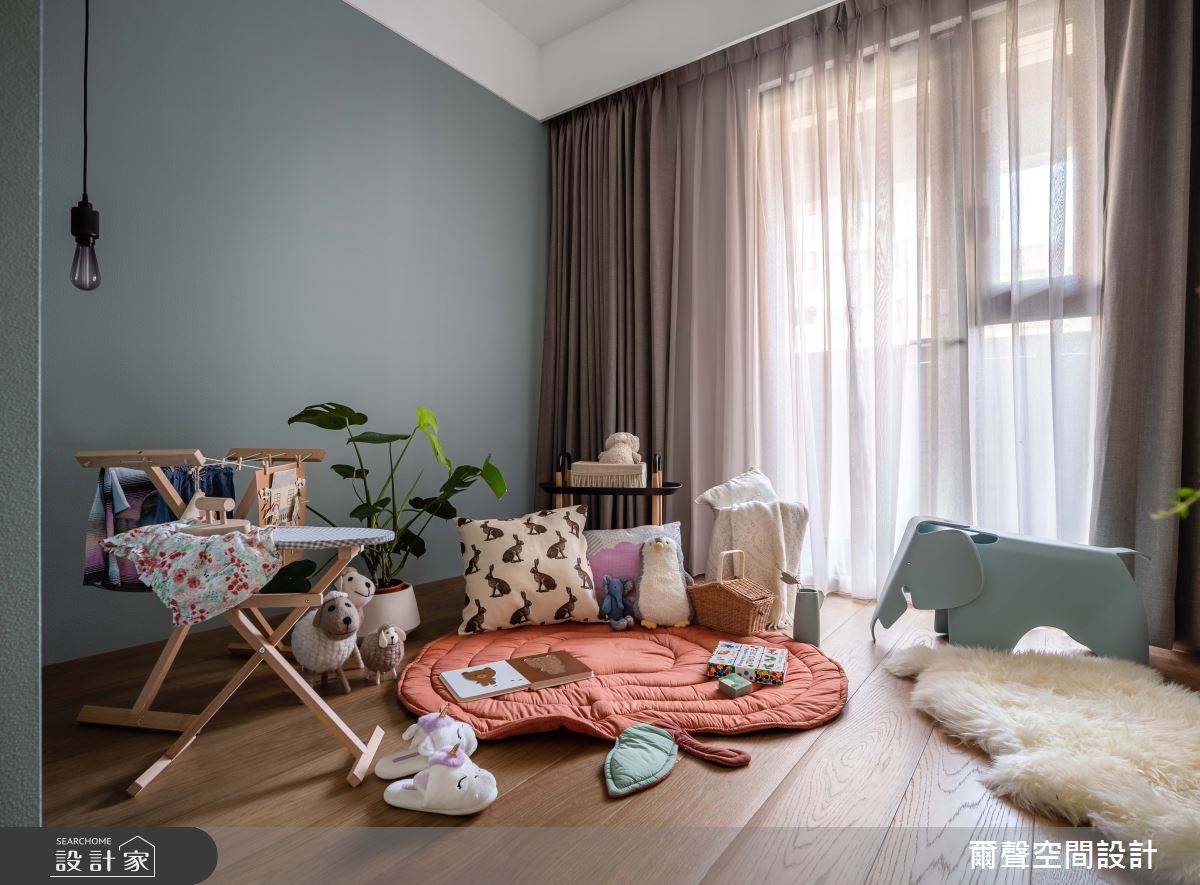 40坪新成屋(5年以下)＿混搭風臥室案例圖片＿爾聲空間設計＿爾聲_Rink a Blink 庭樹泊舟之22