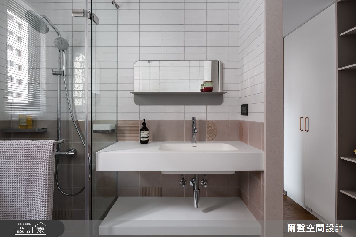 40坪新成屋(5年以下)＿混搭風浴室案例圖片＿爾聲空間設計＿爾聲_Rink a Blink 庭樹泊舟之20