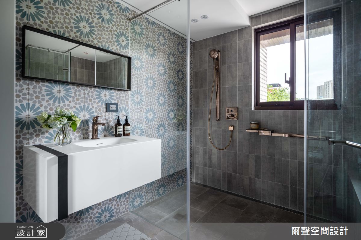 40坪新成屋(5年以下)＿混搭風浴室案例圖片＿爾聲空間設計＿爾聲_Rink a Blink 庭樹泊舟之876
