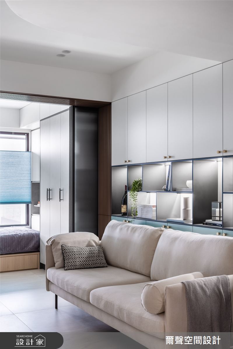 16坪預售屋＿現代風案例圖片＿爾聲空間設計＿爾聲_Blue Lagoon 一抹藍湖之4
