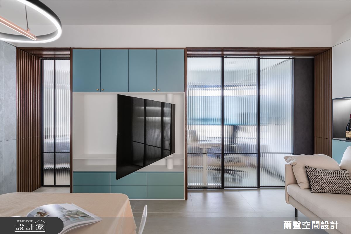 16坪預售屋＿現代風餐廳案例圖片＿爾聲空間設計＿爾聲_Blue Lagoon 一抹藍湖之7