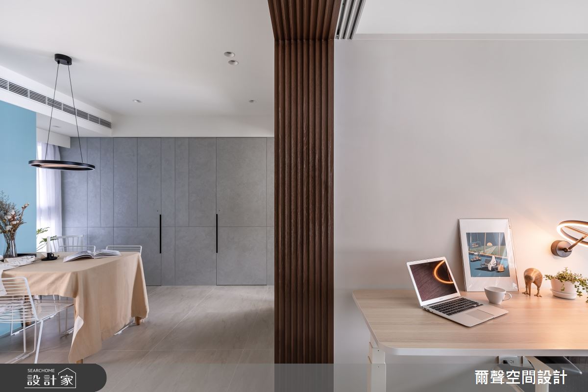 16坪預售屋＿現代風餐廳案例圖片＿爾聲空間設計＿爾聲_Blue Lagoon 一抹藍湖之9