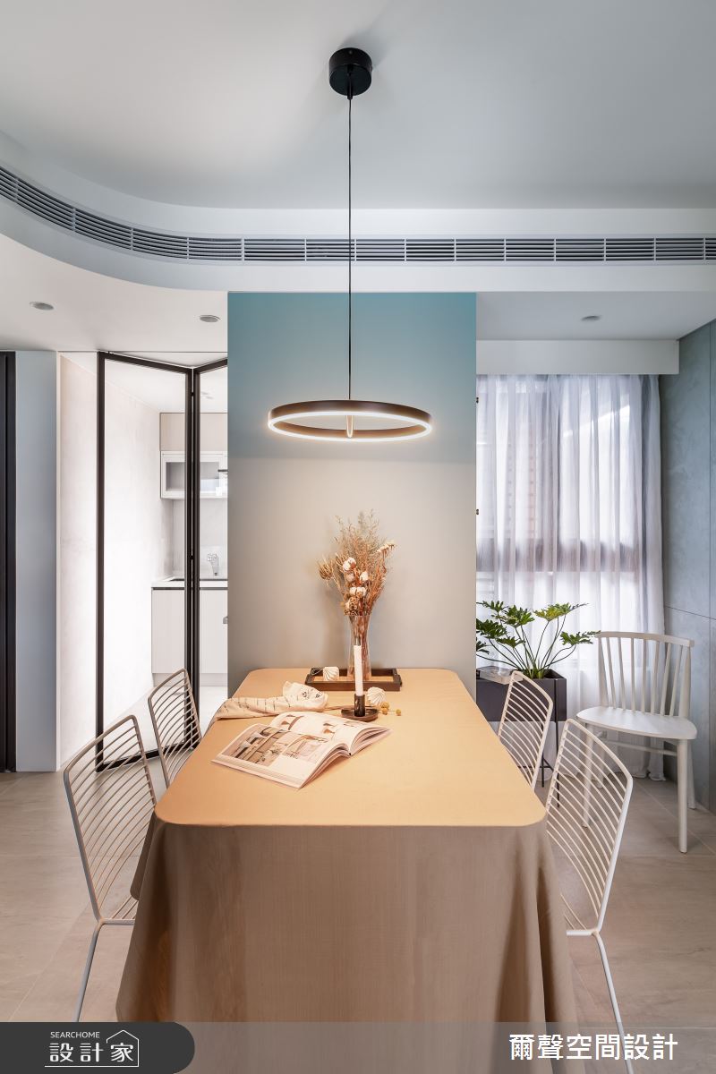 16坪預售屋＿現代風餐廳案例圖片＿爾聲空間設計＿爾聲_Blue Lagoon 一抹藍湖之13