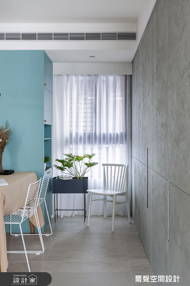16坪預售屋＿現代風餐廳案例圖片＿爾聲空間設計＿爾聲_Blue Lagoon 一抹藍湖之14