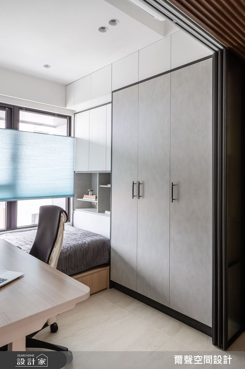 16坪預售屋＿現代風臥室案例圖片＿爾聲空間設計＿爾聲_Blue Lagoon 一抹藍湖之17