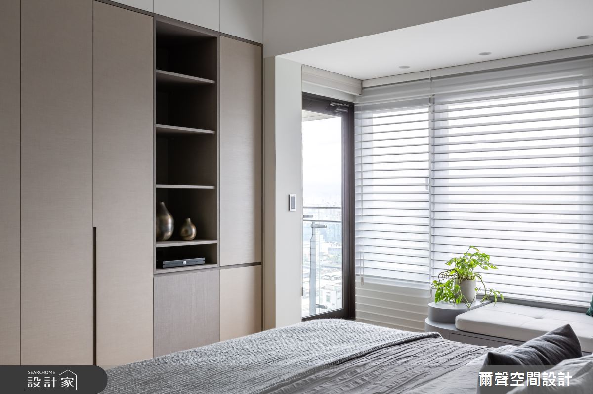 51坪新成屋(5年以下)＿現代風臥室案例圖片＿爾聲空間設計＿爾聲_凝鑄之22