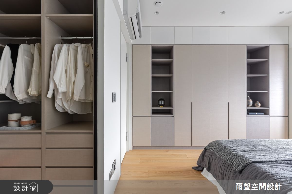 51坪新成屋(5年以下)＿現代風臥室案例圖片＿爾聲空間設計＿爾聲_凝鑄之24