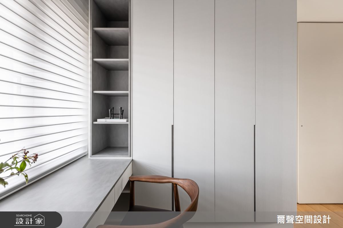 51坪新成屋(5年以下)＿現代風臥室案例圖片＿爾聲空間設計＿爾聲_凝鑄之31