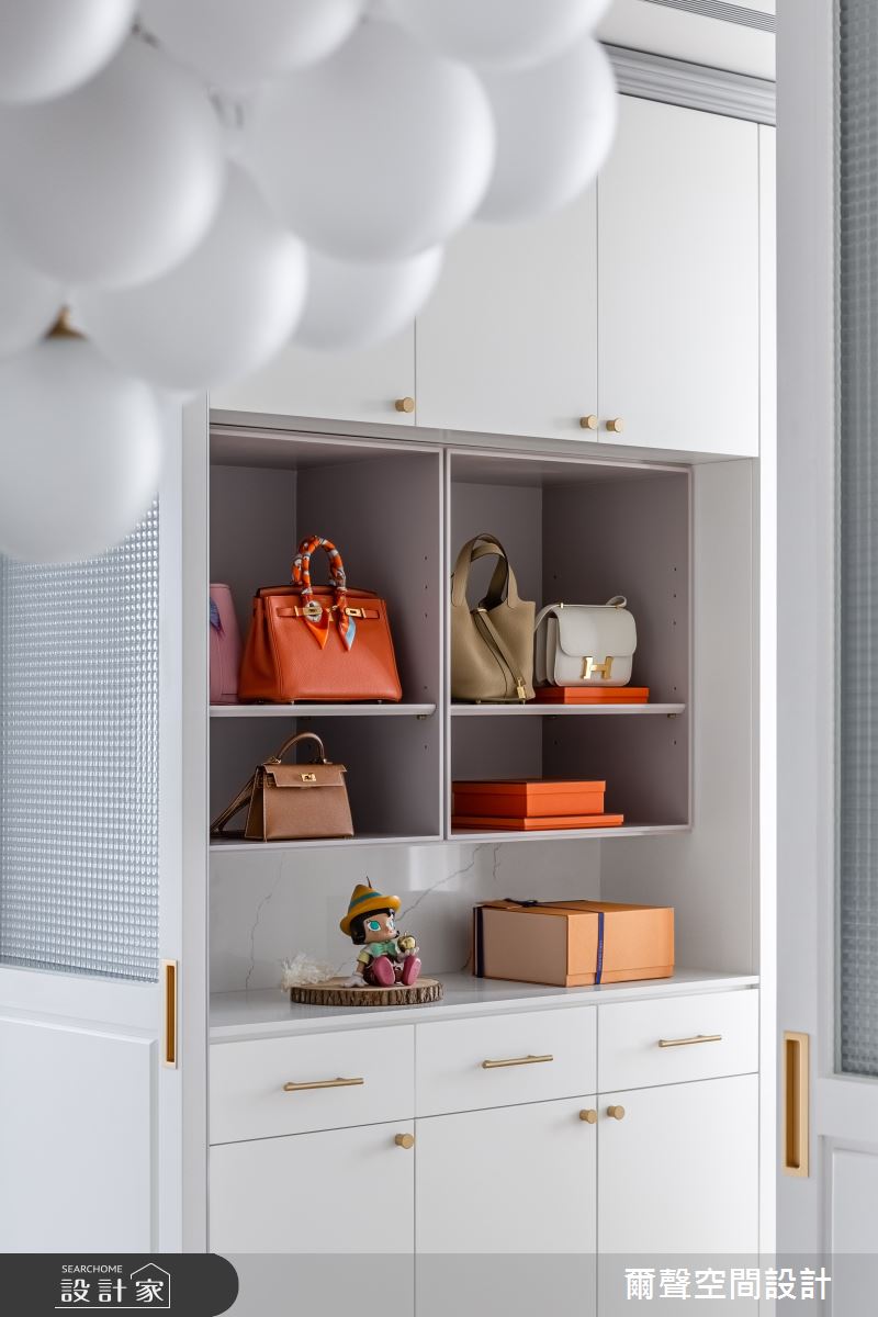 16坪毛胚屋＿法式風更衣間案例圖片＿爾聲空間設計＿爾聲_Jolie Boîte 珠寶盒之30