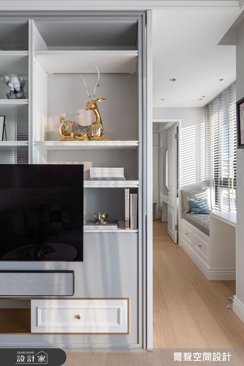 16坪毛胚屋＿法式風客廳走廊臥榻案例圖片＿爾聲空間設計＿爾聲_Jolie Boîte 珠寶盒之19