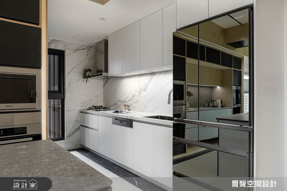 33坪預售屋＿混搭風廚房案例圖片＿爾聲空間設計＿爾聲_澳客風 2 - 蒔現 , Kidding Around 2 - Mum & Bubs之26
