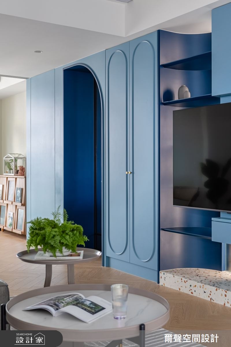 38坪新成屋(5年以下)＿混搭風客廳案例圖片＿爾聲空間設計＿爾聲_Le Harmony 小室美栽之7