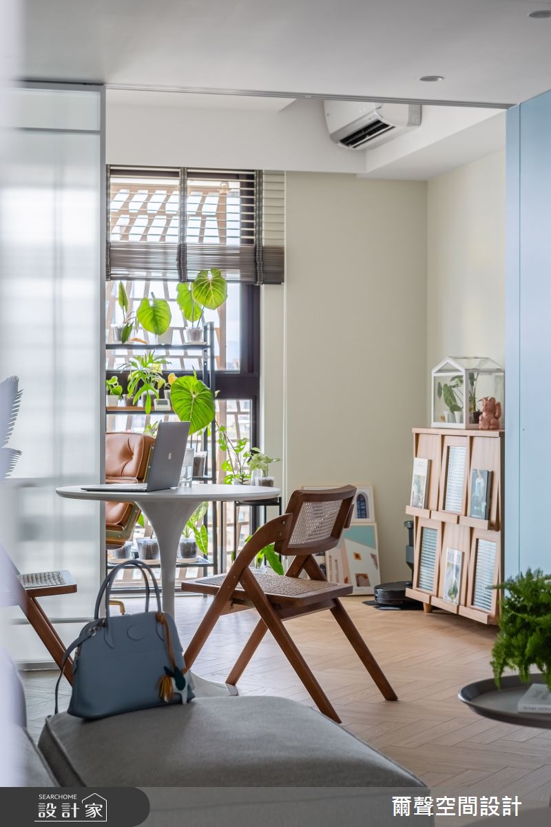 38坪新成屋(5年以下)＿混搭風客廳書房工作區多功能室案例圖片＿爾聲空間設計＿爾聲_Le Harmony 小室美栽之5