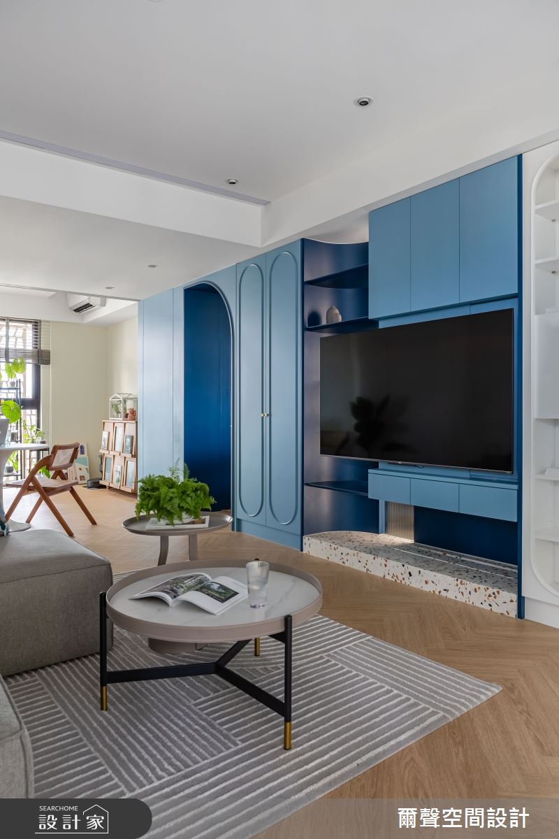 38坪新成屋(5年以下)＿混搭風客廳案例圖片＿爾聲空間設計＿爾聲_Le Harmony 小室美栽之4