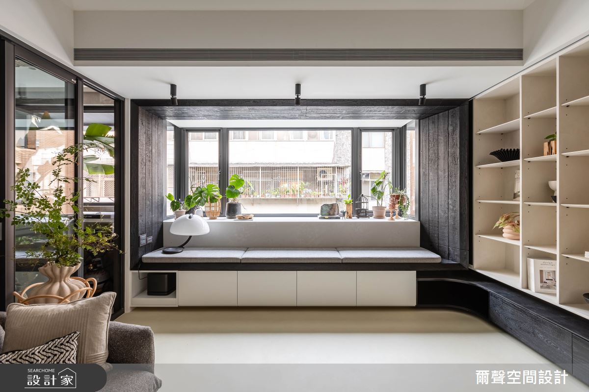 43坪老屋(50年以上)＿混搭風客廳臥榻案例圖片＿爾聲空間設計＿爾聲_36之3523