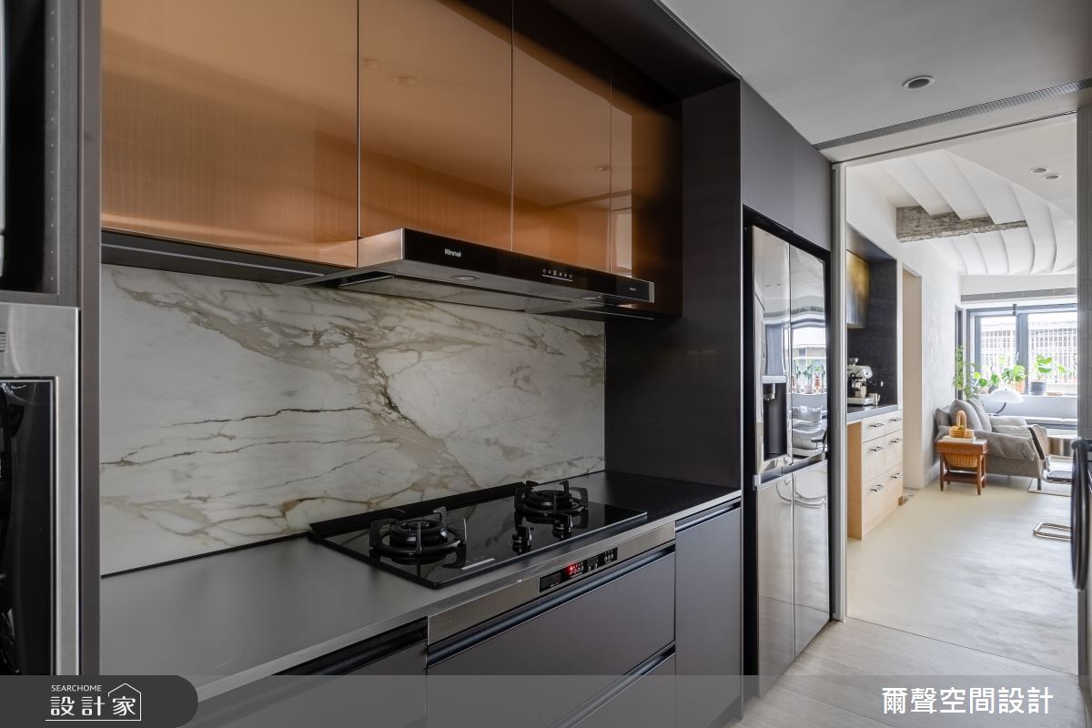 43坪老屋(50年以上)＿混搭風廚房案例圖片＿爾聲空間設計＿爾聲_36之5
