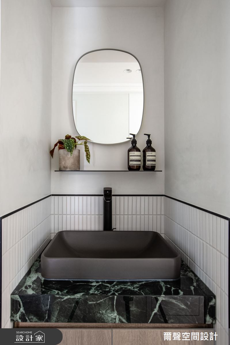 15坪新成屋(5年以下)＿澳客風浴室案例圖片＿爾聲空間設計＿爾聲_香培玉琢之12
