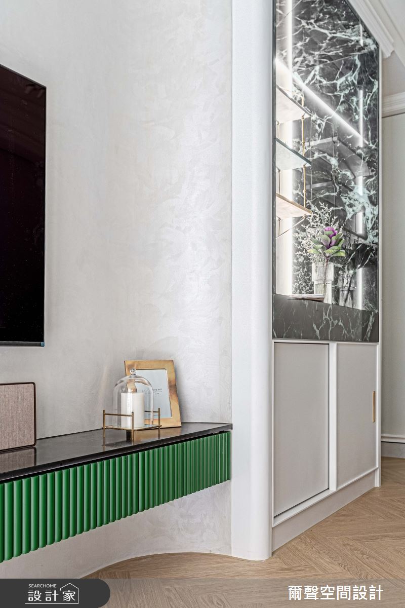 15坪新成屋(5年以下)＿澳客風客廳案例圖片＿爾聲空間設計＿爾聲_香培玉琢之6