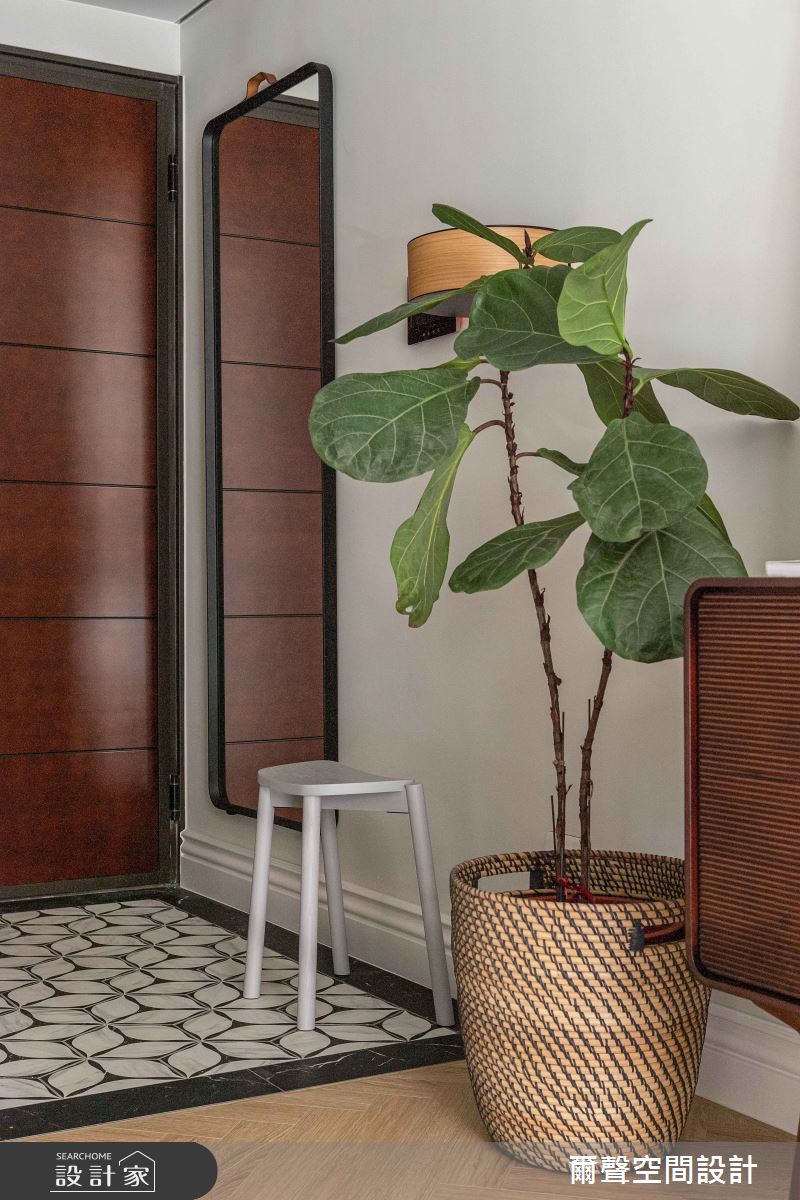 15坪新成屋(5年以下)＿澳客風玄關案例圖片＿爾聲空間設計＿爾聲_香培玉琢之8