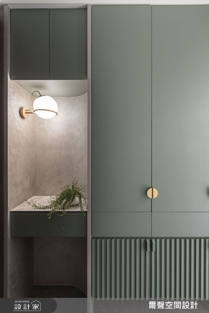 44坪新成屋(5年以下)＿現代風玄關案例圖片＿爾聲空間設計＿爾聲_浮光漾影之1