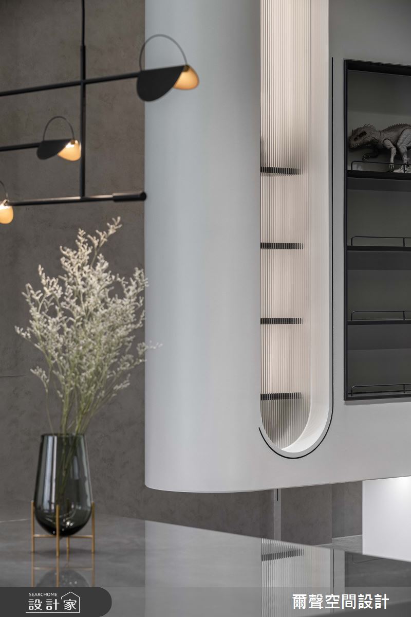 44坪新成屋(5年以下)＿現代風餐廳案例圖片＿爾聲空間設計＿爾聲_浮光漾影之15